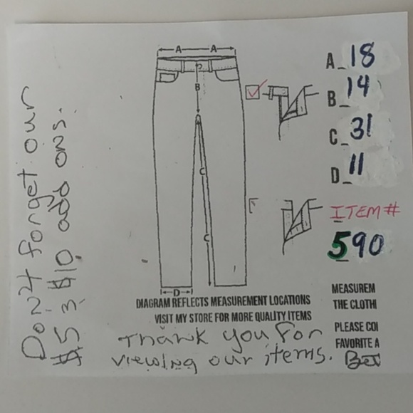 Tommy Jeans Men's Pants Size XXL Dark Blue - Picture 10 of 10